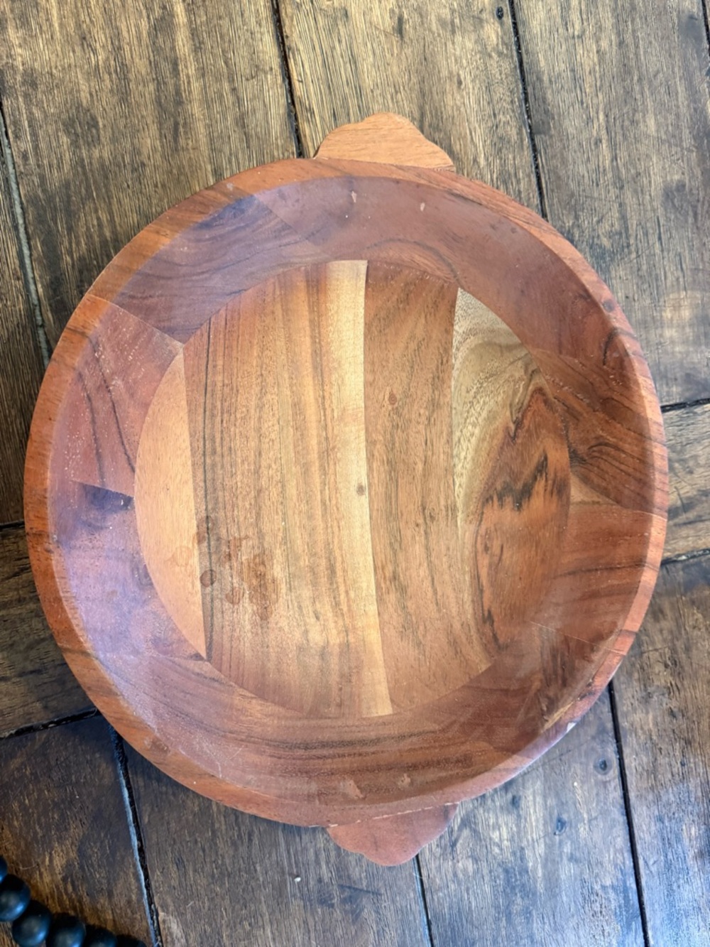 Hearth & Hand Wooden Serving Bowl in Natural Brown